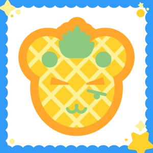 Pineapple bear Sticker Pineapple bear Sticker