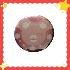 Sakura bear pin