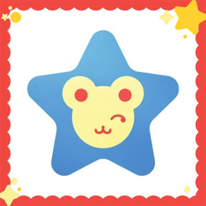 ramunebear star sticker
