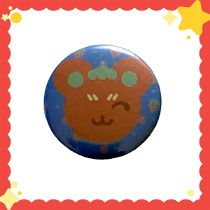 Strawberry bear pin