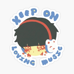 Keep on Loving Music Sticker Keep on Loving Music Sticker