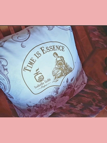 TIME IS ESSENCE CUSHION