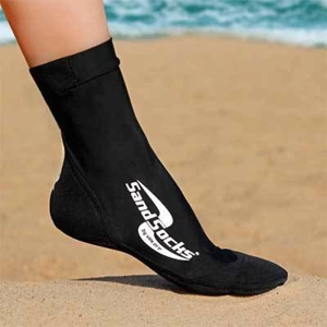 Black Sand Socks. Classic High Top Sand Socks. Feet protection from cold, hot and rocky sand