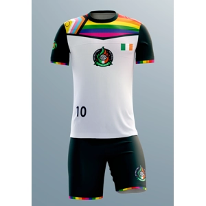 Customized International Volleyball Ireland Official Team Jersey  (Pride Flag)