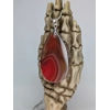 Red agate pendant and s..