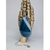 Blue agate pendant and ..