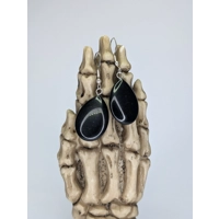 Obsidian earrings