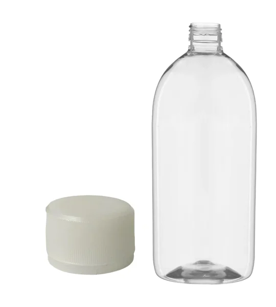 1000ml clear PET Gatsby Round Juice Bottles with 28mm juice caps
