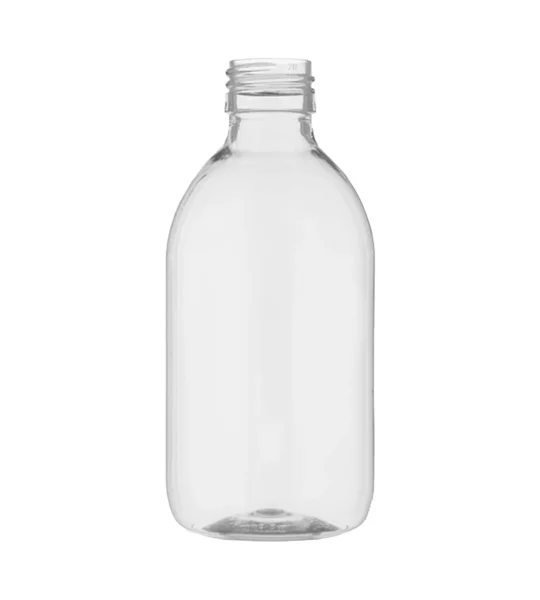 300ml clear PET Gatsby Round Juice Bottles with 28mm juice caps