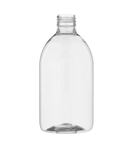 500ml clear PET Gatsby Round Juice Bottles with 28mm juice cap
