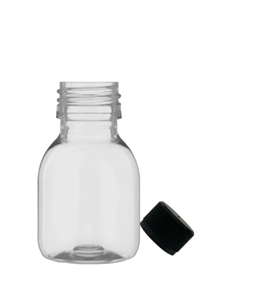 60ml clear PET Gatsby Round Juice Bottles with 28mm juice cap