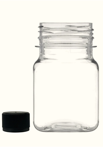 80ml Square Juice Bottles