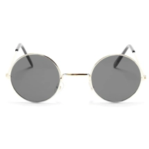 Steampunk round glasses (black)