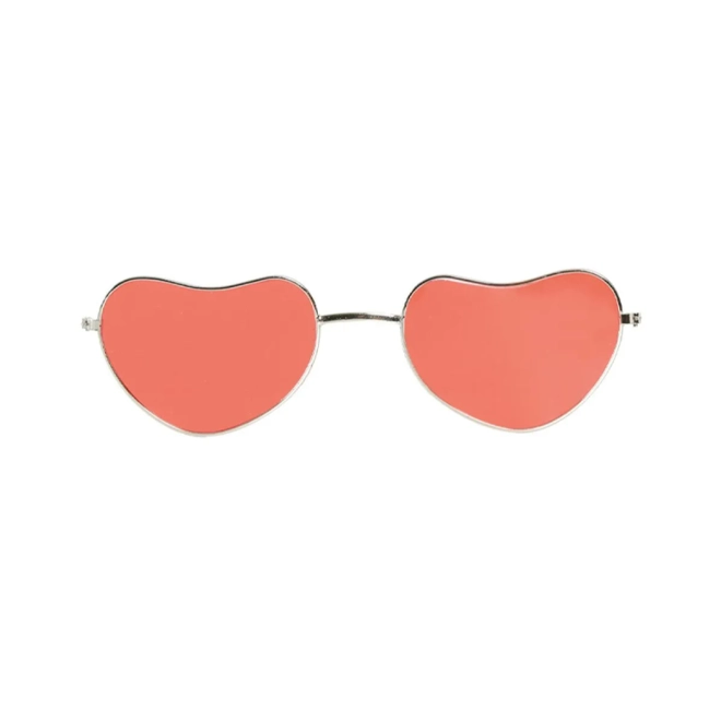 product Image for Steampunk heart shaped glasses (red)