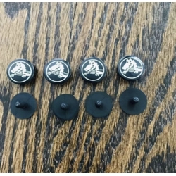 4 Crocs Replacement Buttons Fastener For Broken shoes fix repair fast Rivets Set