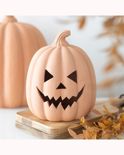 15cm Terracotta Pumpkin Ornament 15cm Terracotta Pumpkin Ornament
