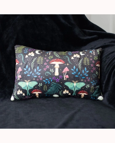 40cm Rectangular Dark Forest Print Cushion 40cm Rectangular Dark Forest Print Cushion