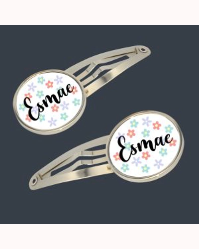 Personalised Hair Clips Personalised Hair Clips