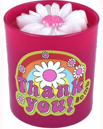 Thank You Flower Candle Thank You Flower Candle