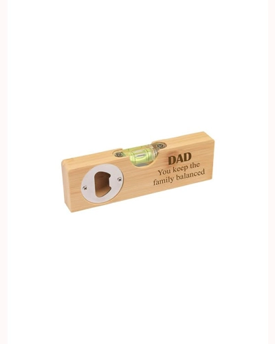Bamboo Spirit Level & Bottle Opener Bamboo Spirit Level & Bottle Opener