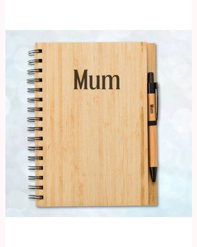 Bamboo Notebook & Pen Set Bamboo Notebook & Pen Set