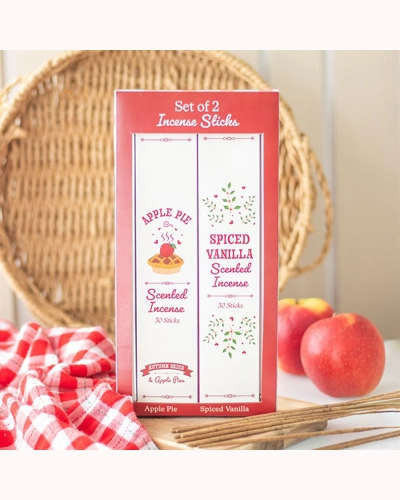 Set of 2 Apple Pie and Spiced Vanilla Incense Stick Packs Set of 2 Apple Pie and Spiced Vanilla Incense Stick Packs