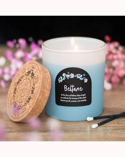 Beltane Orange Blossom Wheel of the Year Candle Beltane Orange Blossom Wheel of the Year Candle