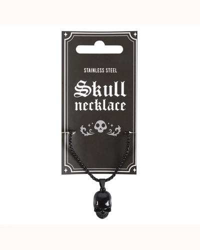 Black Stainless Steel Skull Necklace Black Stainless Steel Skull Necklace