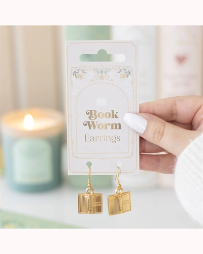 Book Worm Earrings Book Worm Earrings