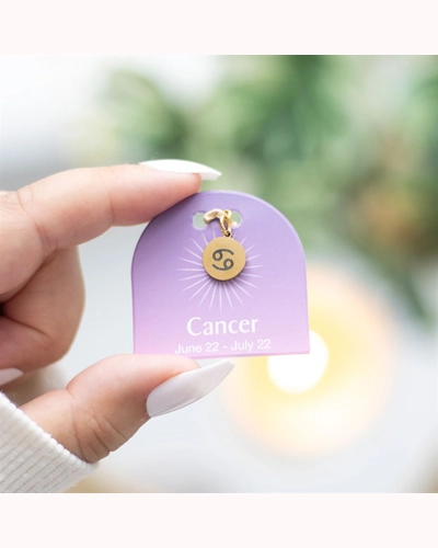 Cancer Gold Tone Zodiac Sign Charm Cancer Gold Tone Zodiac Sign Charm
