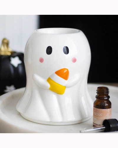 Candy Corn Ghost Oil Burner and Wax Warmer Candy Corn Ghost Oil Burner and Wax Warmer