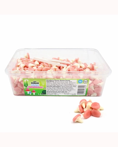 Candy Realms Mini Mushrooms 1p Tub 1.02kg Candy Realms Mini Mushrooms 1p Tub 1.02kg