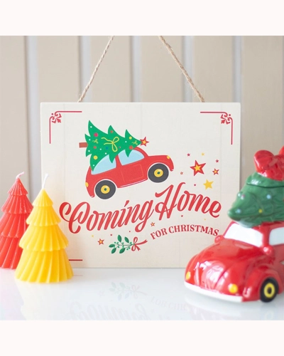 Coming Home for Christmas Hanging Sign Coming Home for Christmas Hanging Sign