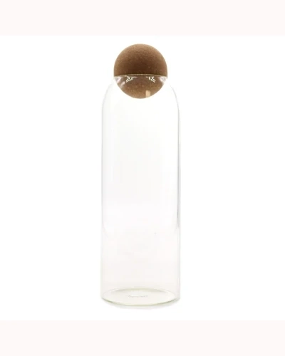 Cottage Cork-Ball Glass Jar - Clear - 25cm Cottage Cork-Ball Glass Jar - Clear - 25cm