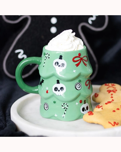 Creepy Christmas Tree Mug Creepy Christmas Tree Mug