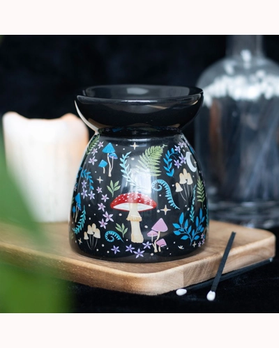 Dark Forest Print Oil Burner Dark Forest Print Oil Burner