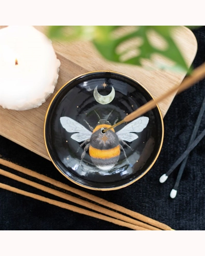Forest Bee Ceramic Incense Plate Forest Bee Ceramic Incense Plate