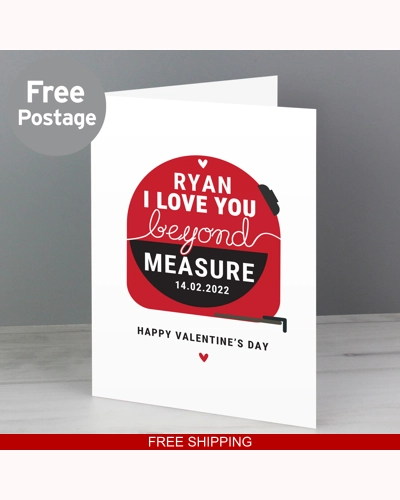 Personalised Beyond Measures Card Personalised Beyond Measures Card