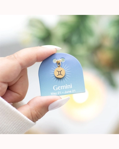 Gemini Gold Tone Zodiac Sign Charm Gemini Gold Tone Zodiac Sign Charm