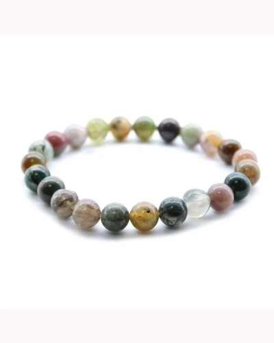 Power Bracelet - Moss Agate Power Bracelet - Moss Agate