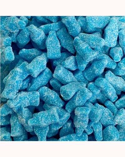 Vegan Fizzy Blue Bottles 500g Vegan Fizzy Blue Bottles 500g