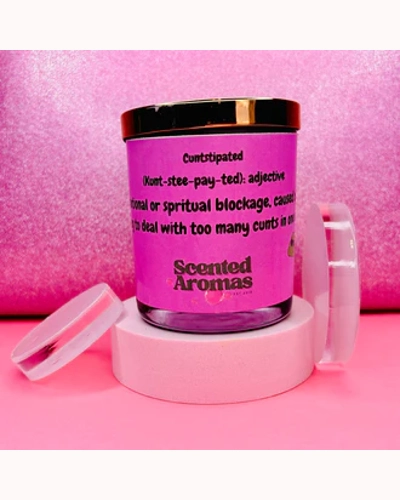 Constipated Funny Quote Candle 200g Constipated Funny Quote Candle 200g