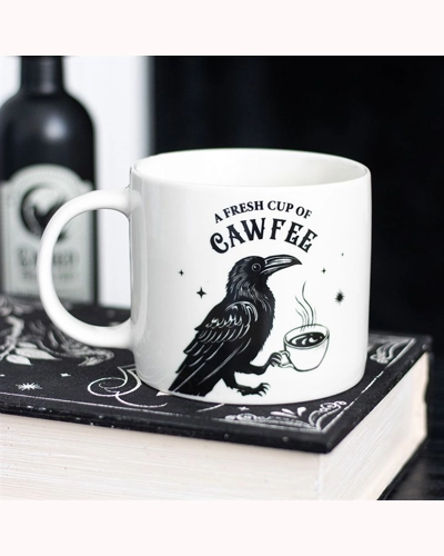 Fresh Cup of Cawfee Raven Mug Fresh Cup of Cawfee Raven Mug