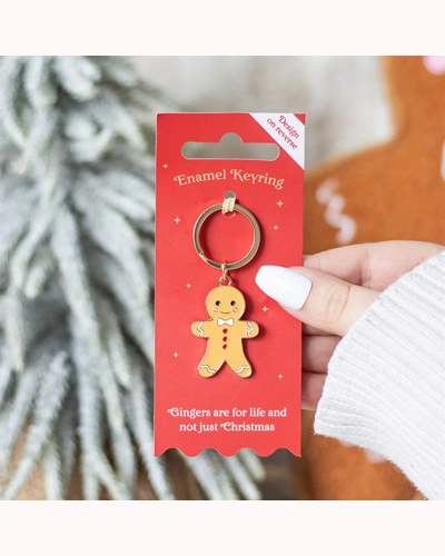 Gingerbread Man Keyring
