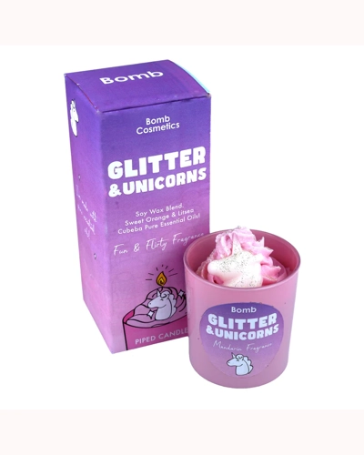 Glitter & Unicorns Piped Candle Glitter & Unicorns Piped Candle