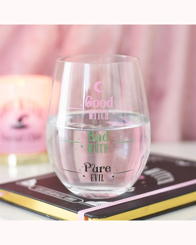 Good Witch, Bad Witch Stemless Glass Good Witch, Bad Witch Stemless Glass
