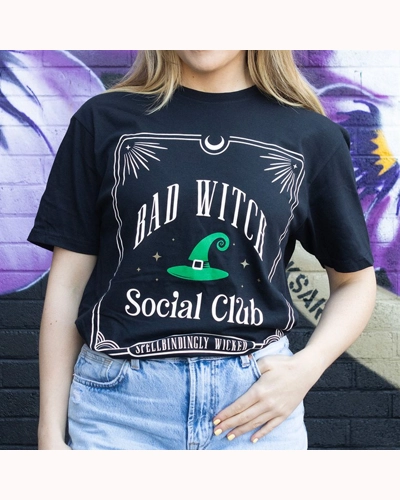 Green Bad Witch Social Club Unisex T-shirt Green Bad Witch Social Club Unisex T-shirt