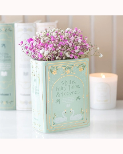 Green Book Shaped Vase Green Book Shaped Vase