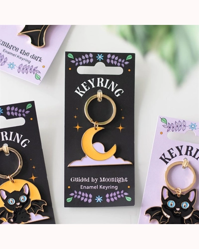 Guided by Moonlight Enamel Keyring Guided by Moonlight Enamel Keyring
