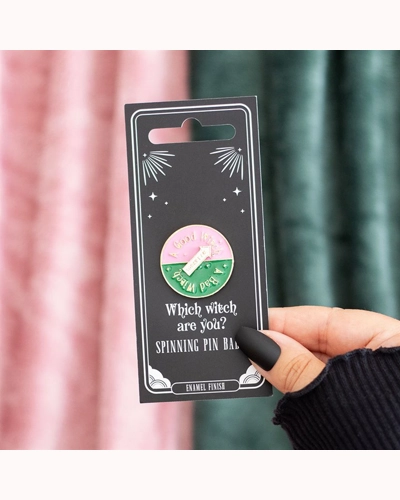 Which Witch Are You Spinning Pin Badge Which Witch Are You Spinning Pin Badge